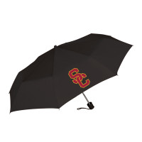 USC Trojans Black SC Interlock Super Pocket Mini Umbrella
